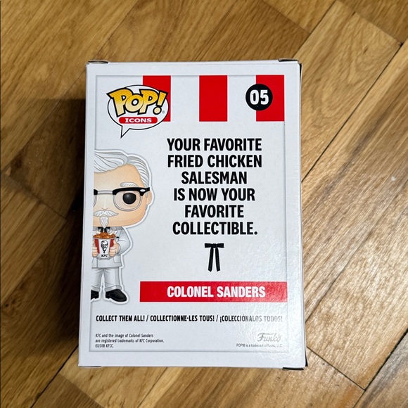 Funko Pop! Colonel Sanders Vinyl Figure - White and Black
